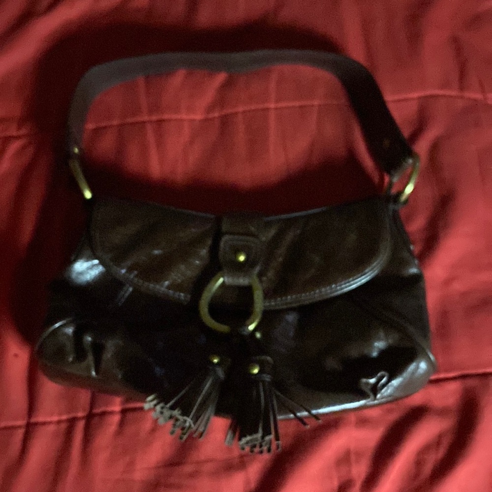 Small genuine leather purse